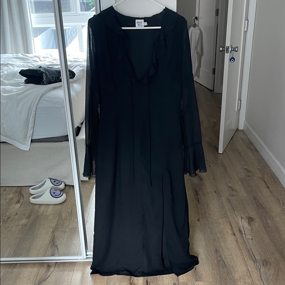 Princess Polly Black Long Sleeve Dress